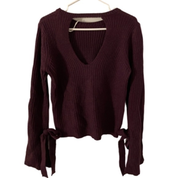 Nwt Urban Heritage Purple Sweater - Picture 3 of 4